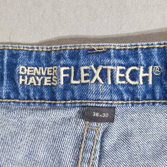 Denver Hayes Flextech Relaxed Fit jeans men's size 38/30 denim blue colour - Picture 6 of 14